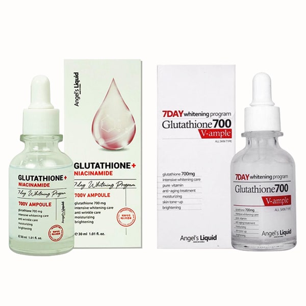 Serum 7day Glutathione Serum 7Day Glutathione 30Ml Hn Quc H Tr Ci  Thin Thm Nm Tn Nhang Niacinamide Dng m Mm Mi Mn Mng Glutathione  700Mg - Lazada | Lazada.vn