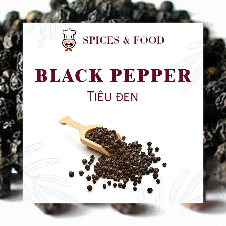 [Hũ 120ml] Black pepper - Tiêu đen hạt thơm cay - Hồ Tiêu sạch Đaklak
