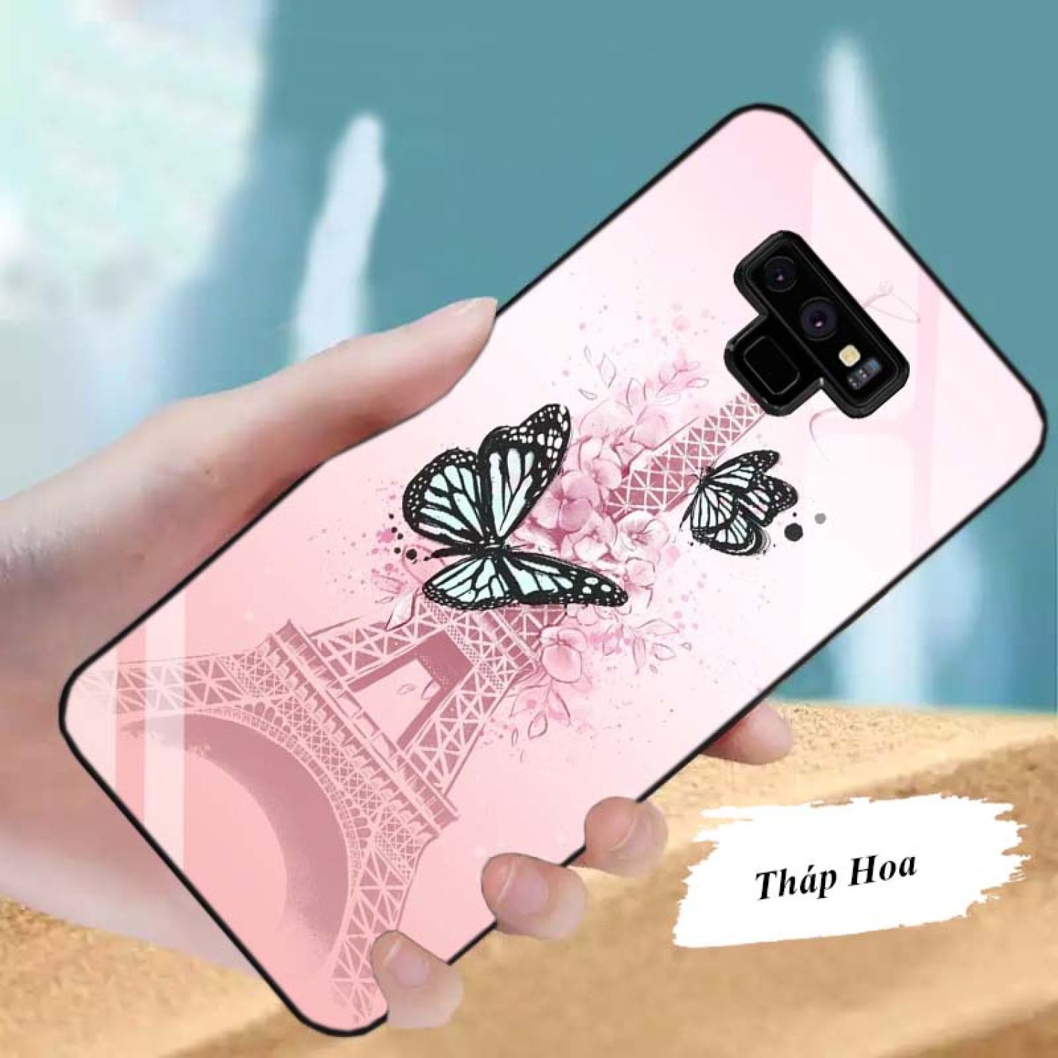 Ốp samsung note 9 lưng kính cường lực cao cấp mới ƞhất