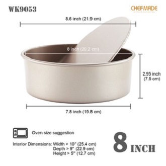 Khuôn tròn đế rời chống dính CHEFMADE cao cấp