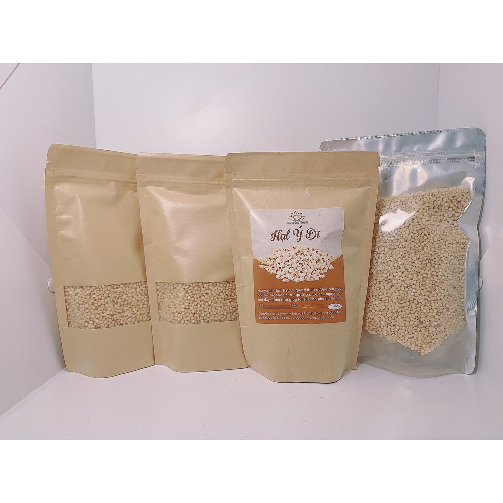 Hạt ý dĩ (hạt bo bo), túi 500g