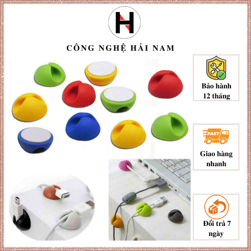 Nút kẹp cao su giữ dây điện đa năng