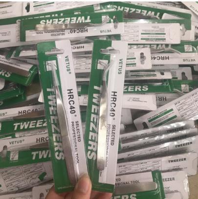 cặp đôi nhíp cong + thẳng trơn nối mi ( 1 nhíp cong + 1 nhíp thẳng )