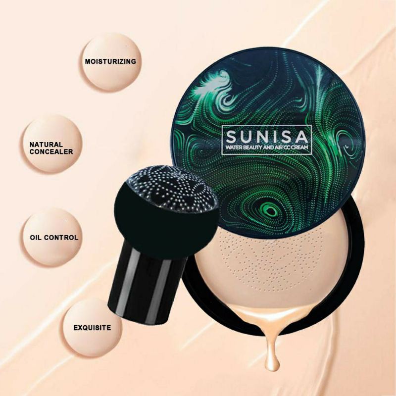 Phấn nước BB CC Che Khuyết Điểm, Kiềm Dầu SUNISA ( Tặng kèm mút tán nền )