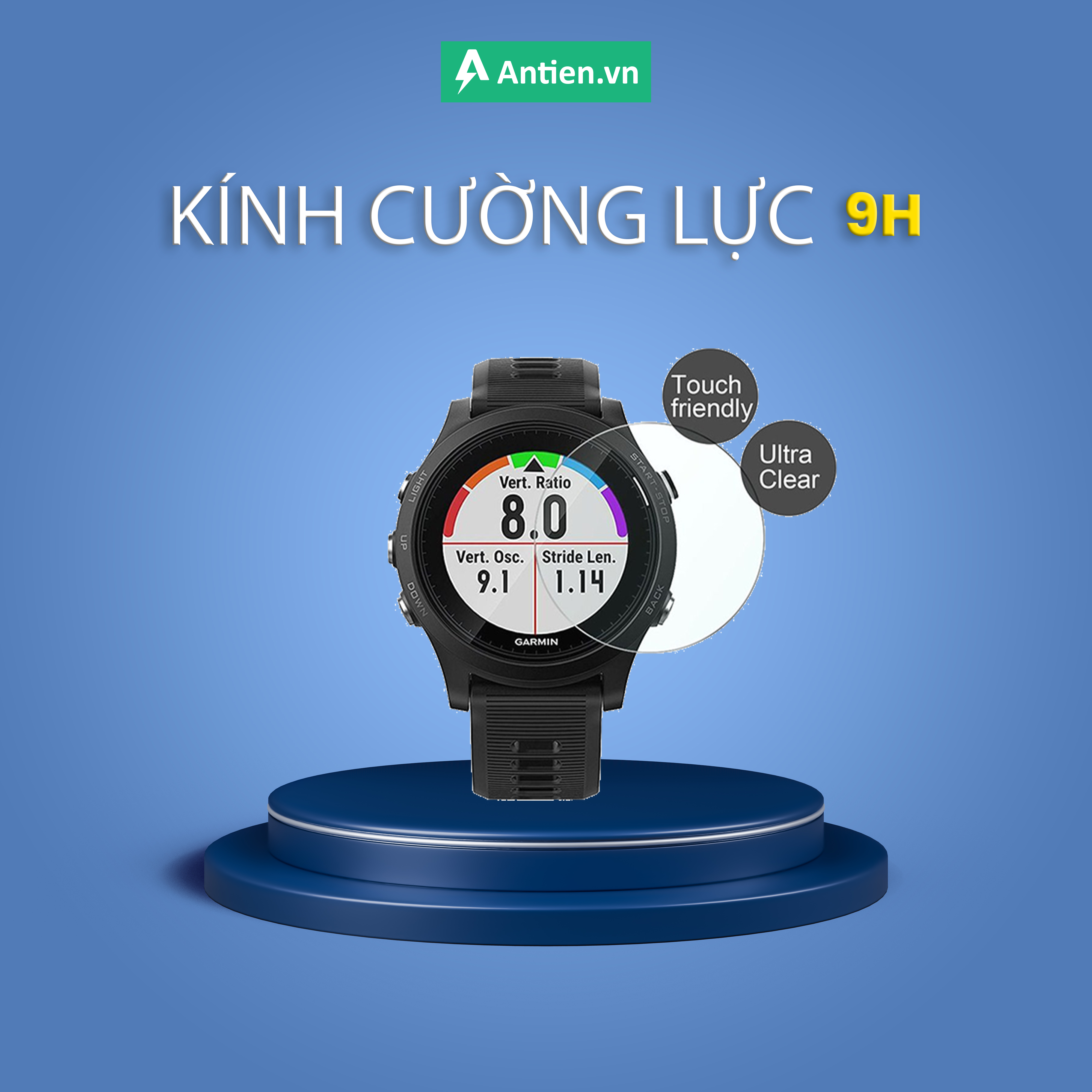 Kính cường lực Garmin Forerunner 955 - 9H