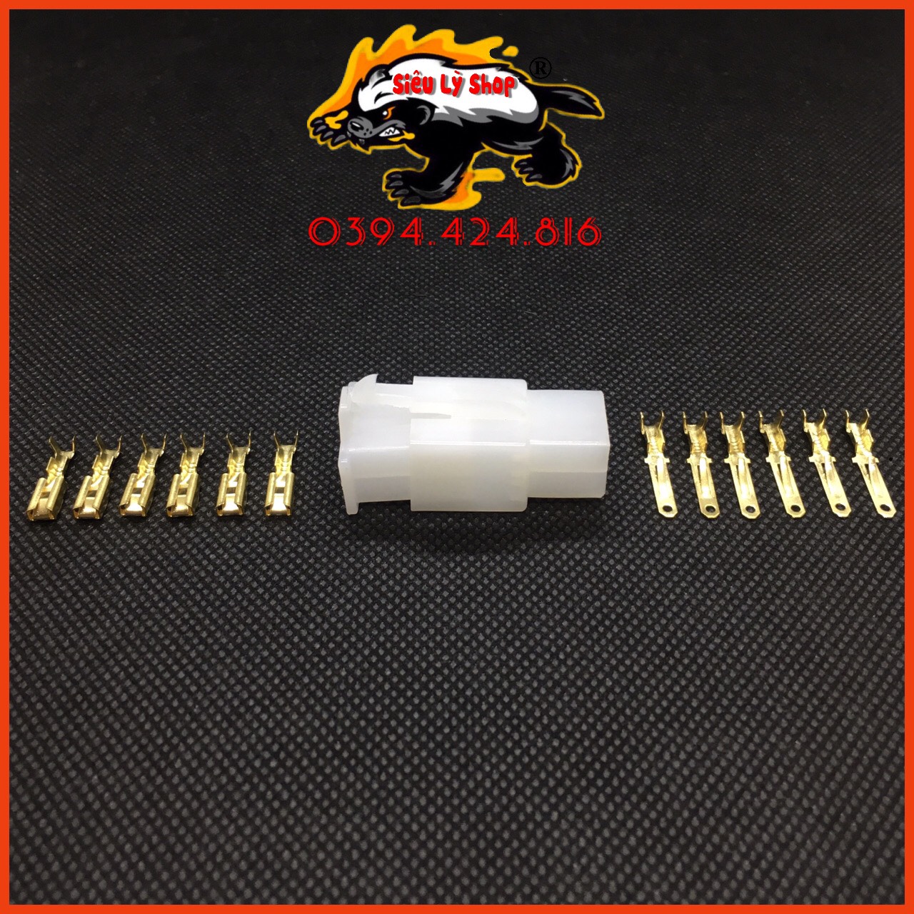 Giắc kết nối 6P-2.8 + Cosse