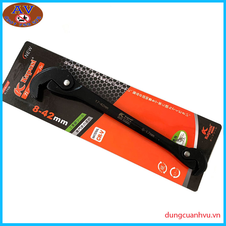 CỜ LÊ, MỎ LẾT MỞ ỐC ĐA NĂNG KAPUSI 8-42MM - K7438