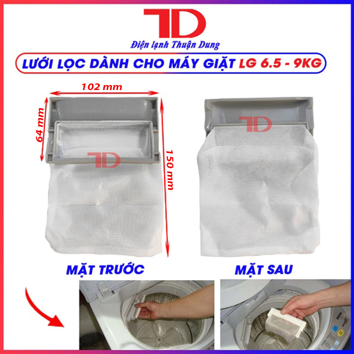 Combo 2 lưới lọc máy giặt LG - Điện Lạnh Thuận Dung