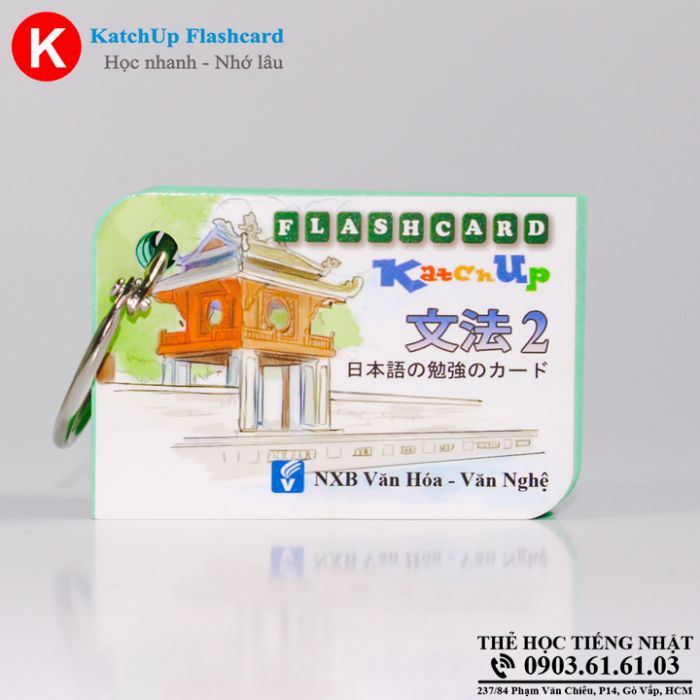 [HCM] Bộ Flashcard Tiếng Nhật Ngữ Pháp N5,4
