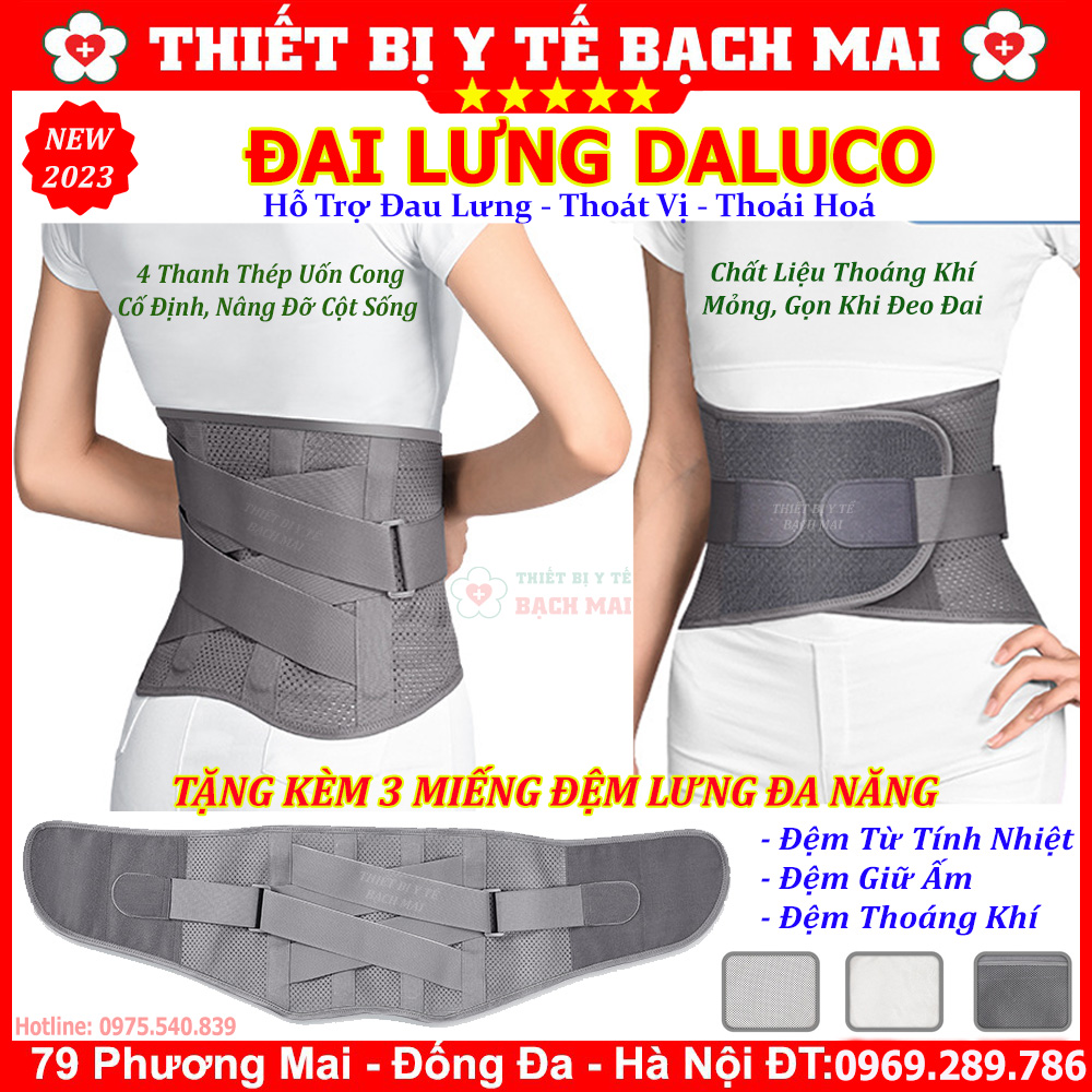 Đai lưng daluco hỗ trợ đau lưng, thoát vị, thoái hoá cột sống thắt lưng