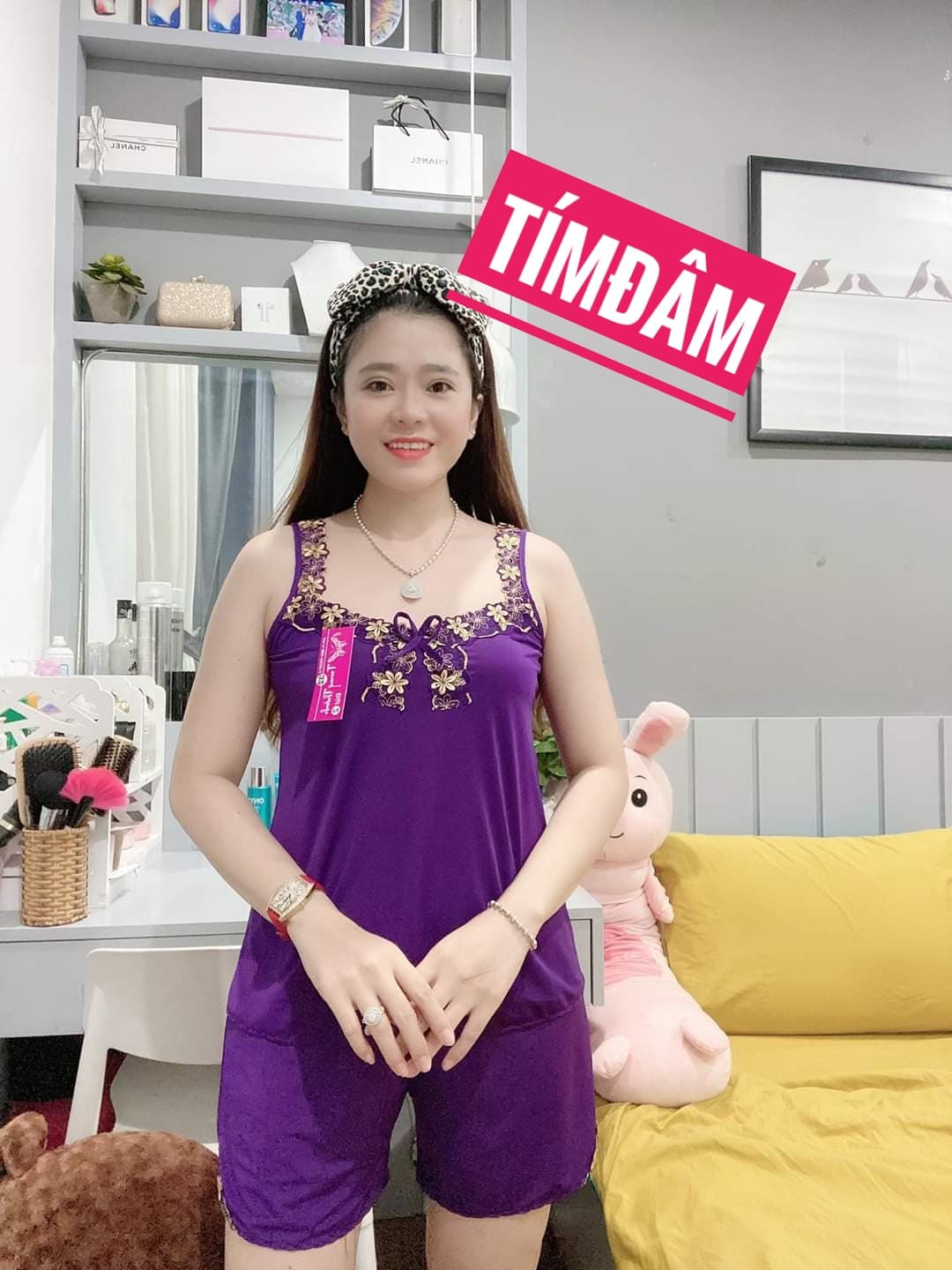 đồ bộ ngủ đùi bản thun lạnh