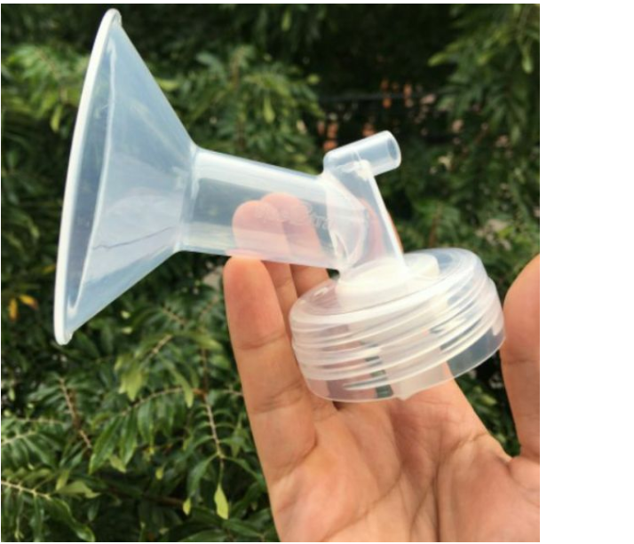 Phễu Nhựa Cứng Spectra Kèm Van Chân Không - Phụ kiện Cho Máy Hút Sữa Điện Spectra Hàn Quốc