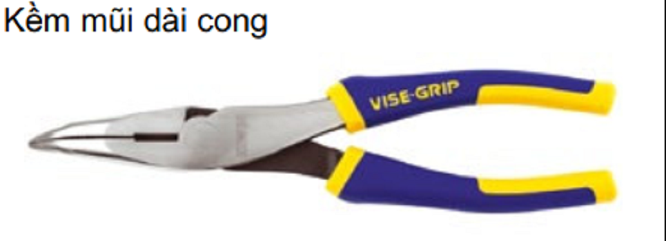 1 x kềm mũi dài cong 6"/150mm irwin 10505505