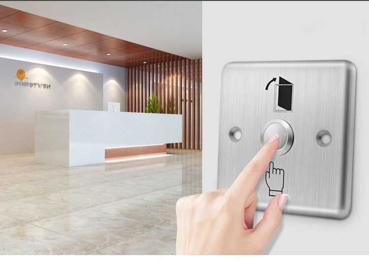 Nút Exit inox cho kiểm soát cửa