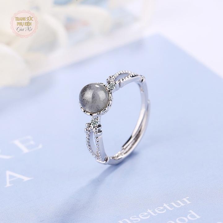 [HCM]Nhẫn nữ stye Hàn bạc ý S925 N39