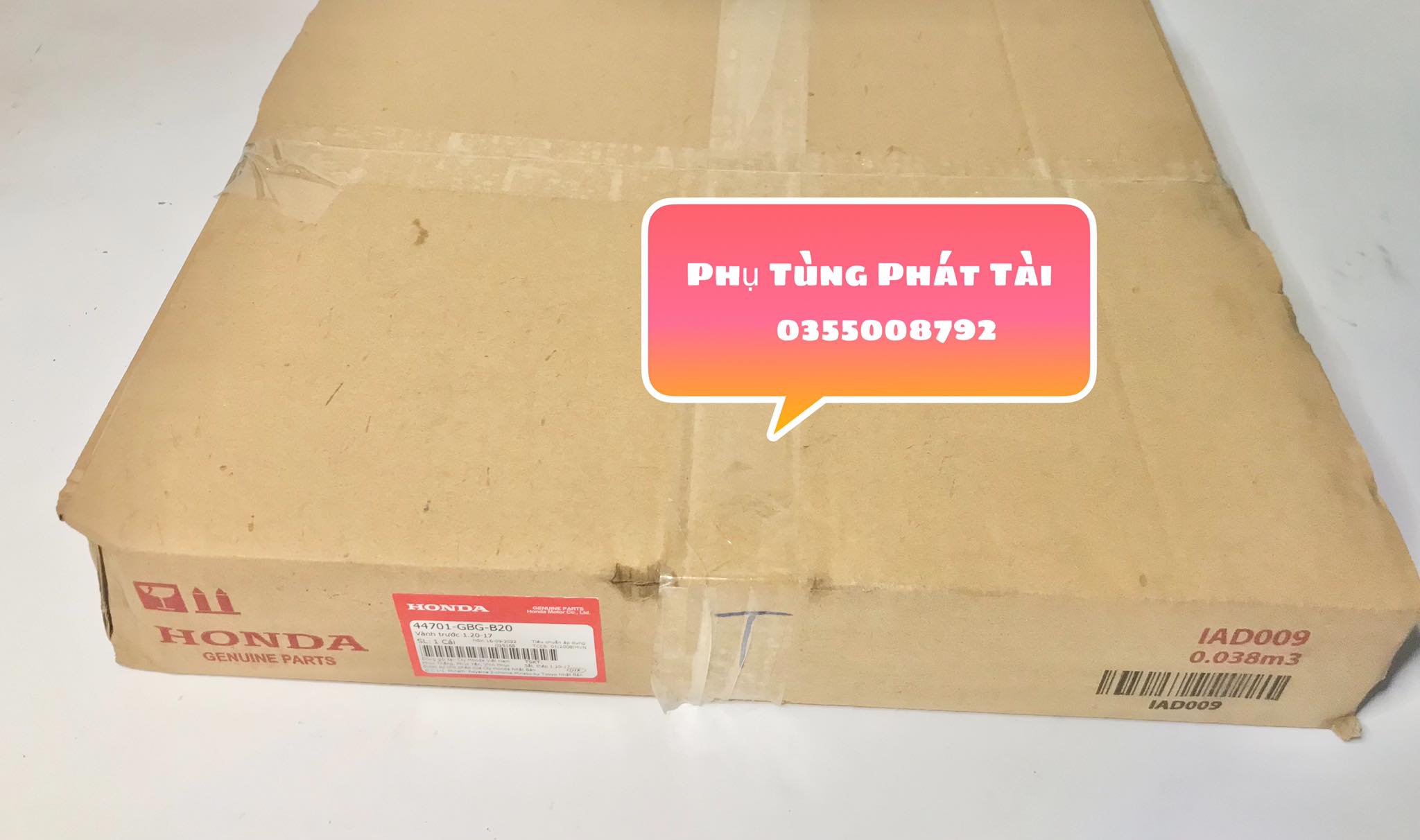 Niềng - Vành Goshi 1.2 Dream - Wave Chính Hãng Honda