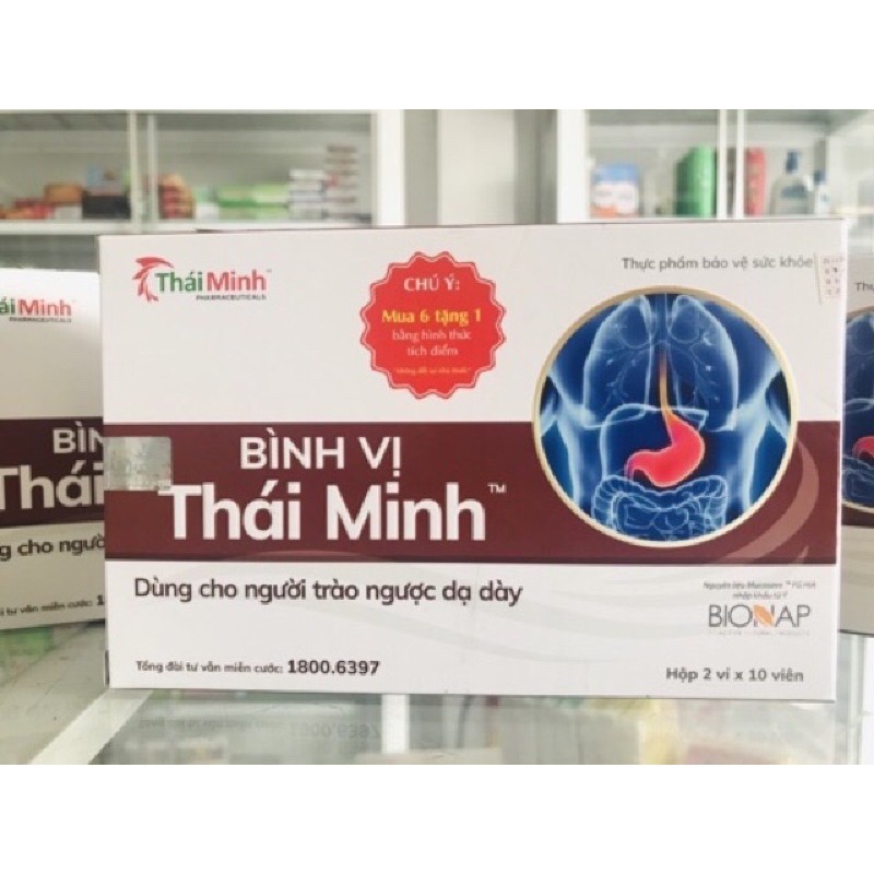 Bình vị Thái Minh - Hộp 20 viên