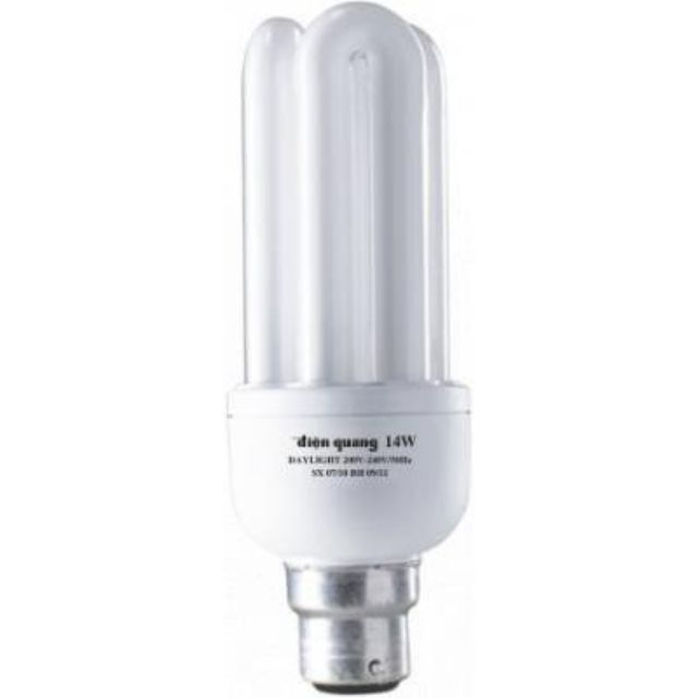 Bóng đèn Điện Quang 3U công suất 14W (đèn huỳnh quang compact)