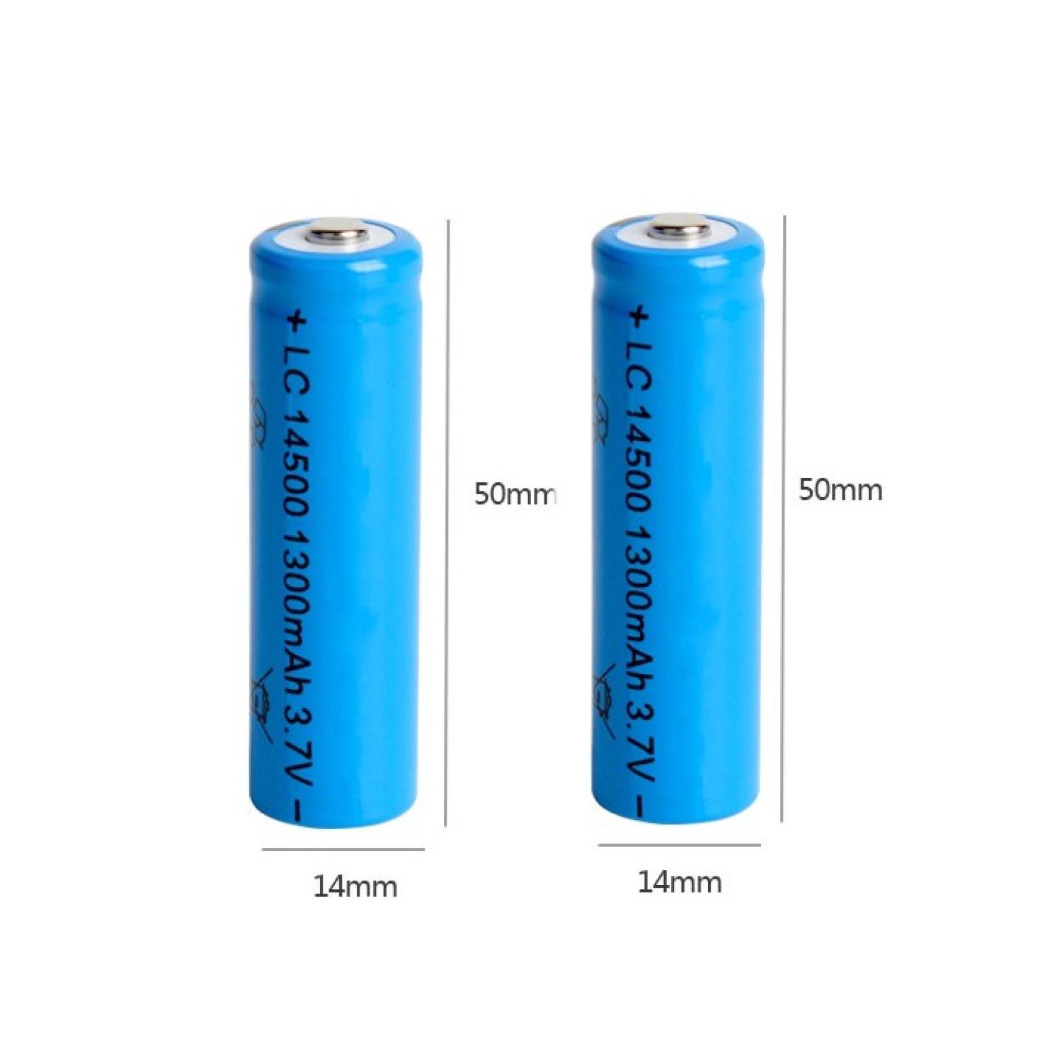 Pin Sạc 14500 Li-Ion Battery 3.7V Size AA