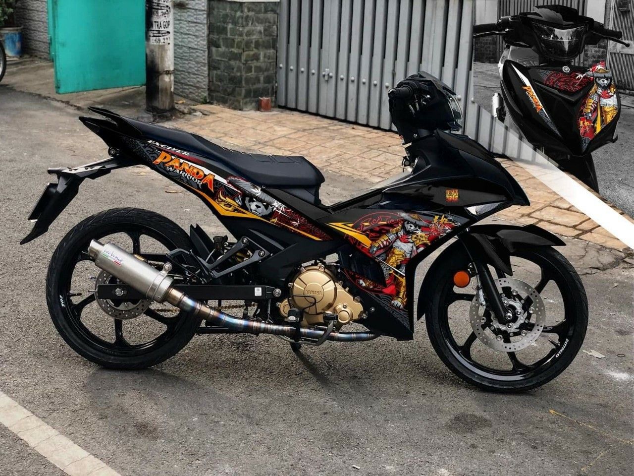 [HCM]Tem xe exciter 150  tem rời mẫu panda đẹp