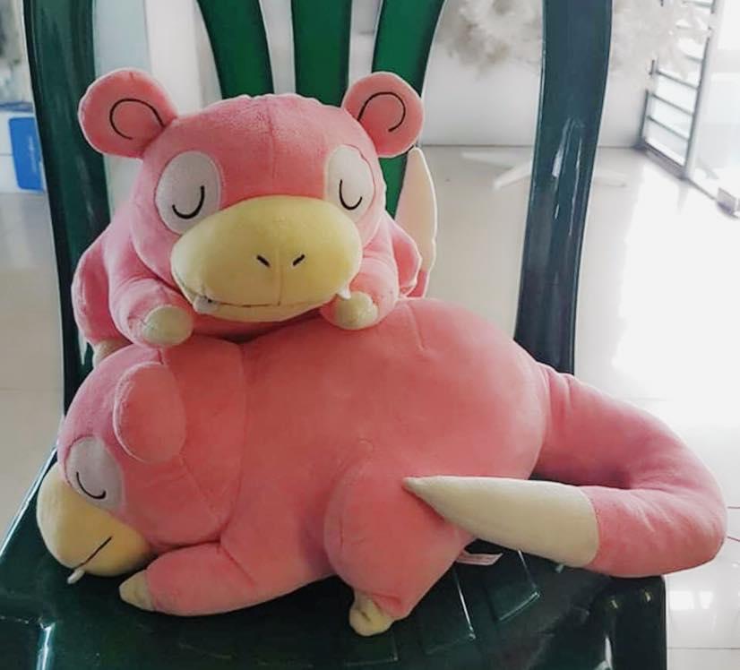 Gấu bông Pokemon - slowpoke dáng ngủ cute