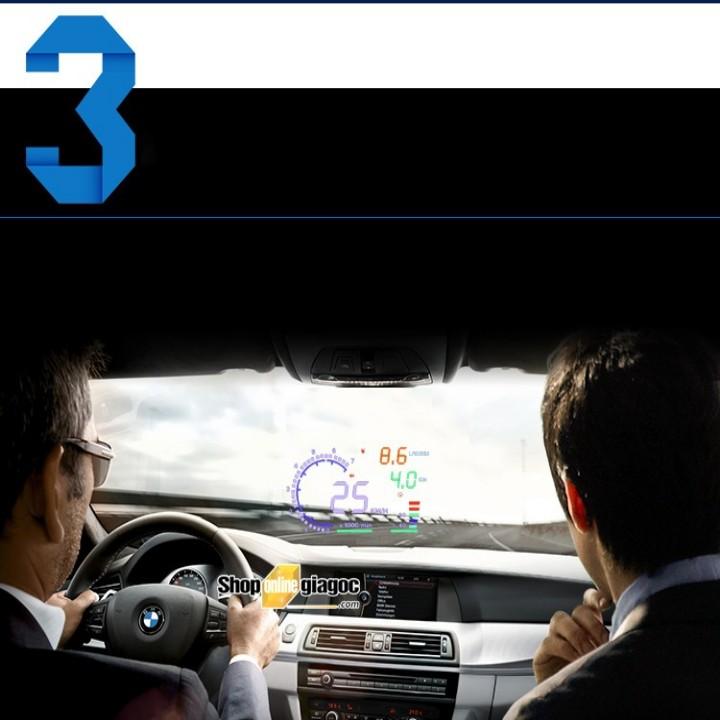 Hiển Thị Tốc Độ Trên Kính Lái HUD A8