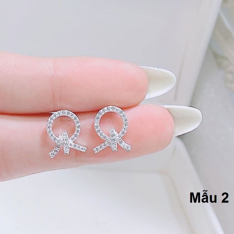 Bông tai bạc mặt sao, bông tai ngôi sao, bông tai bạc sao, bông tai bạc trẻ trung, bông tai tròn, bông tai bạc thật, bông tai bạc sơn đen