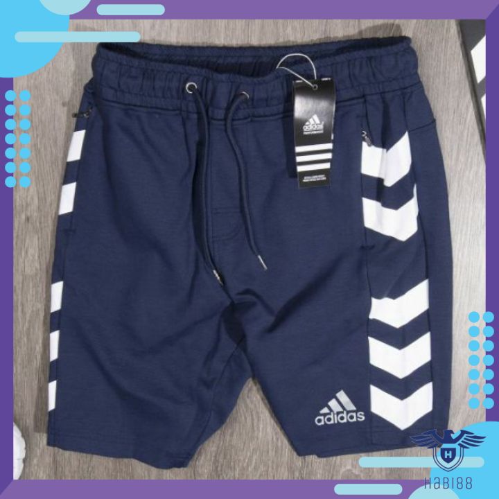 Quần ngố quần short nam cạp chun co giãn 4 chiều, túi khóa 2 bên sâu rộng, habi88
