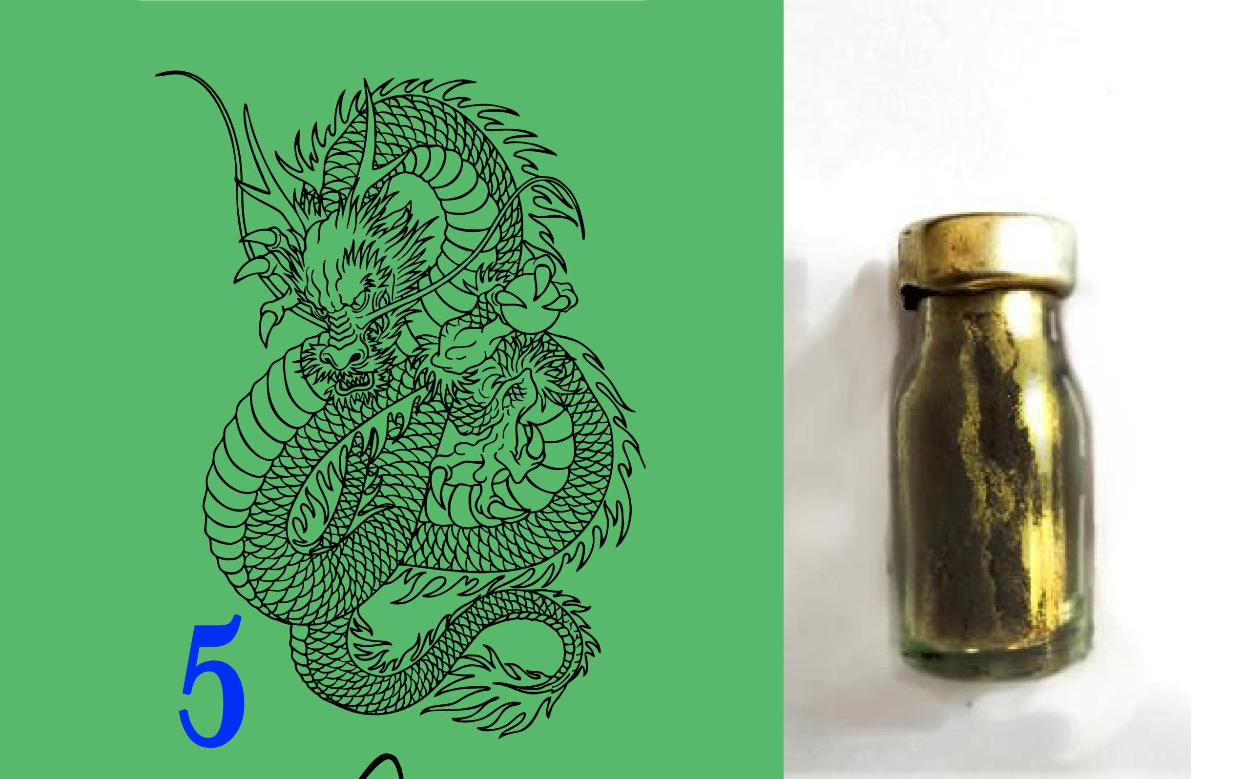 Combo: Mực xăm giả loại 2 + 1 Khuôn lụa bất kỳ - Baystore