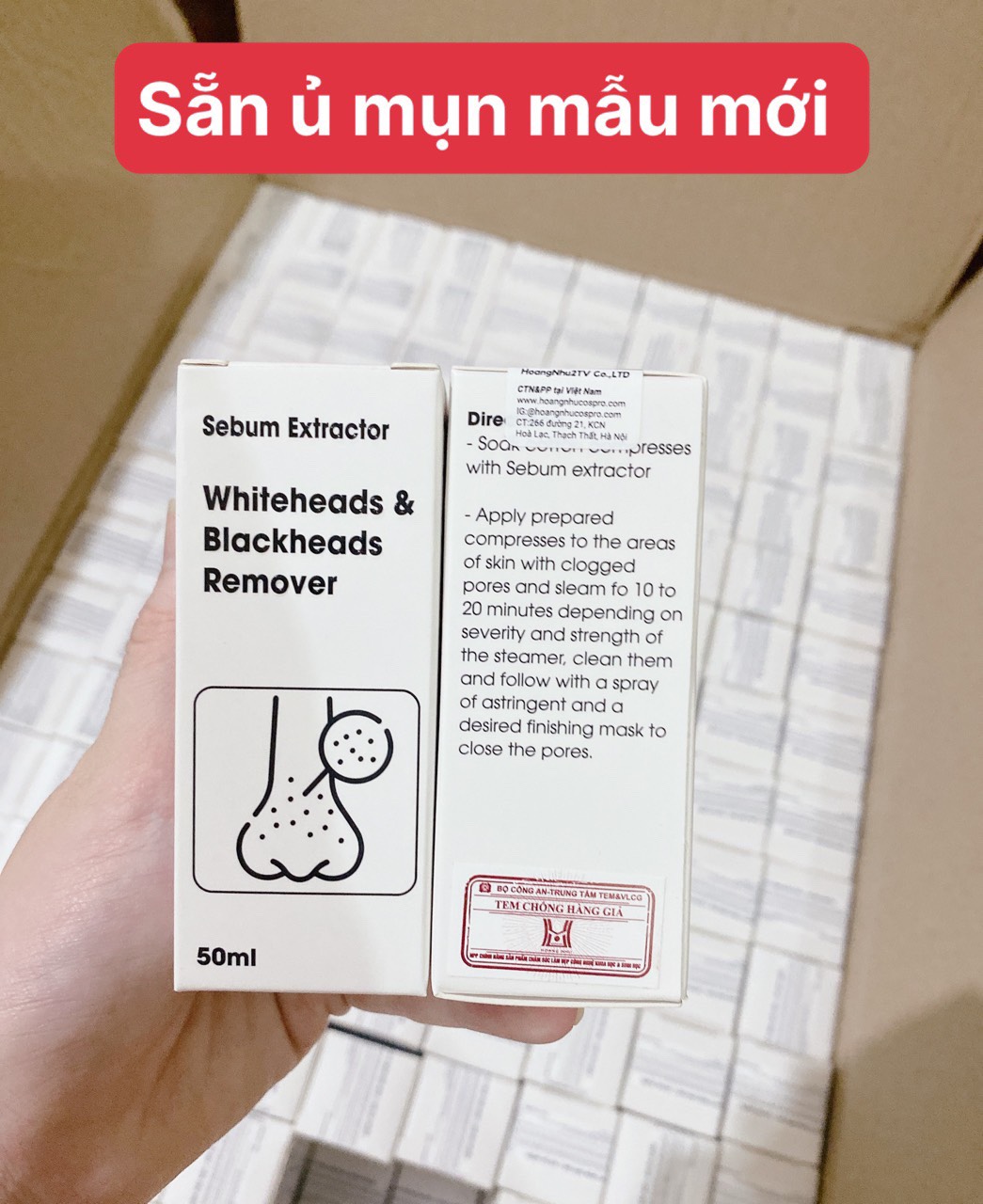 Ủ mụn đầu đen Remove Blackheads 50ml