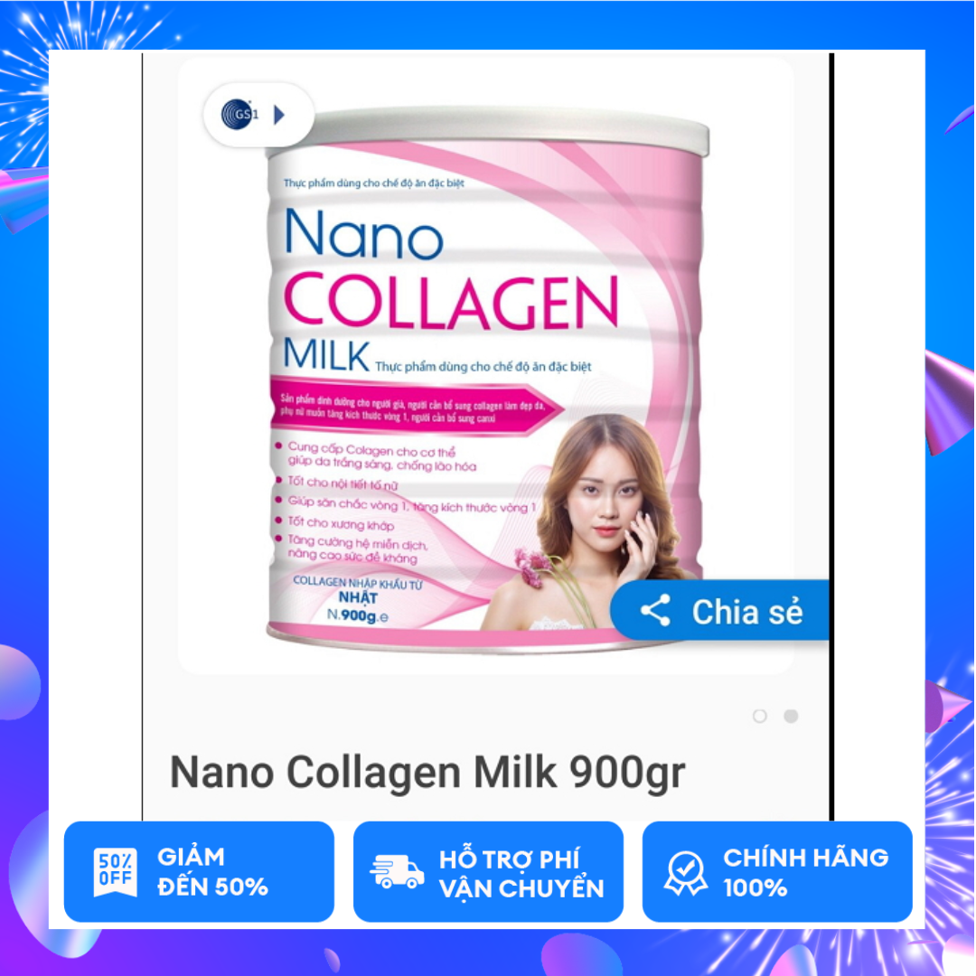 SỮA HỘP NANO COLLAGEN MILK-900G