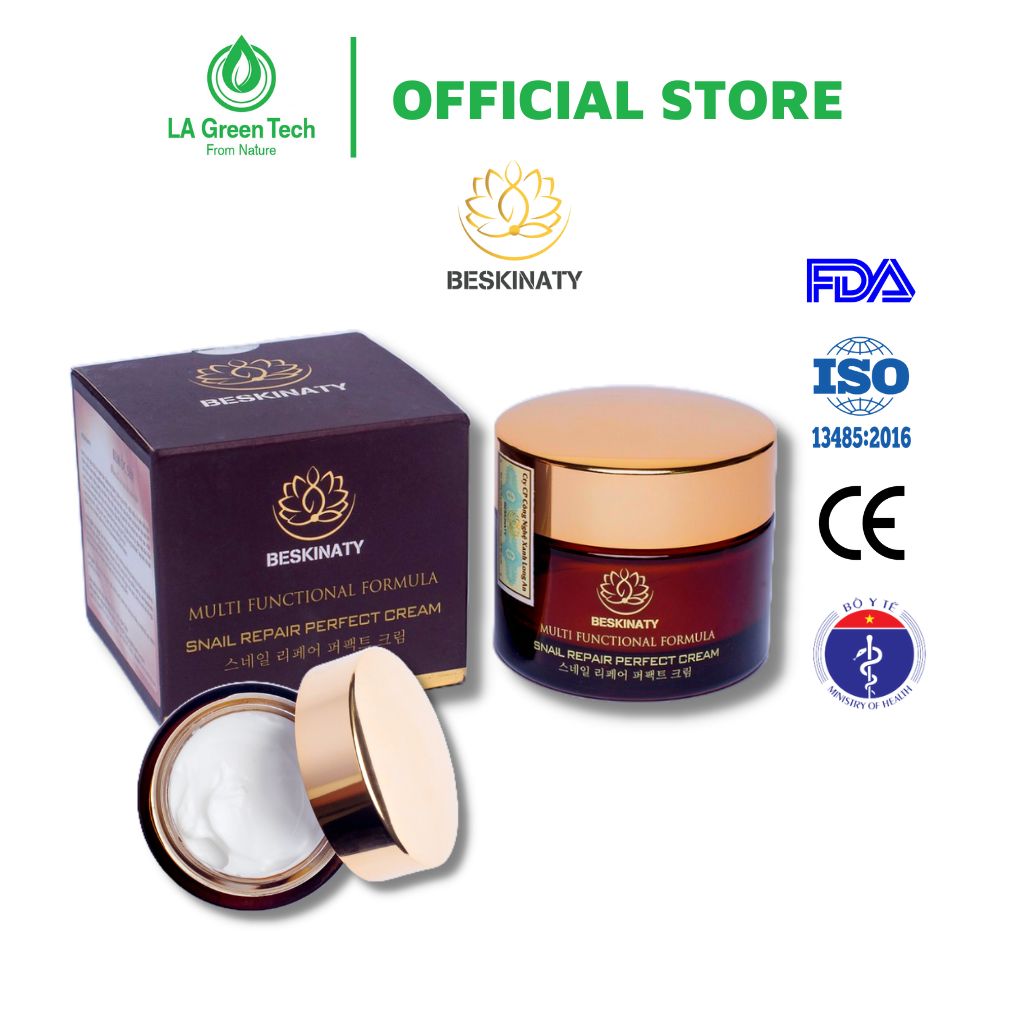 Kem ốc sên BESKINATY Cao Cấp Hàn Quốc tái tạo