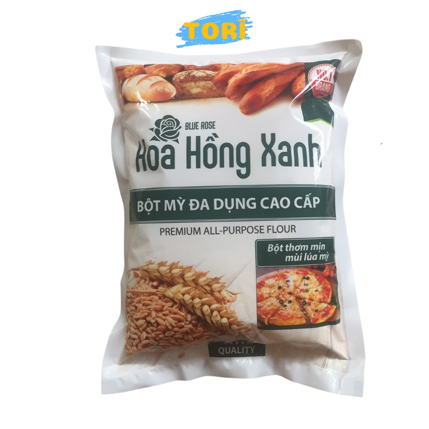 Bột hoa hồng xanh, bột mì số 11 làm bánh mì, pizza, bánh bao 1kg