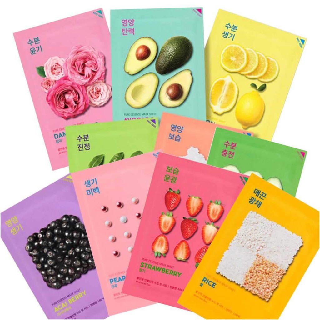 [TEM CÔNG TY] Mặt Nạ Giấy Holika Holika Pure Essence Mask Sheet