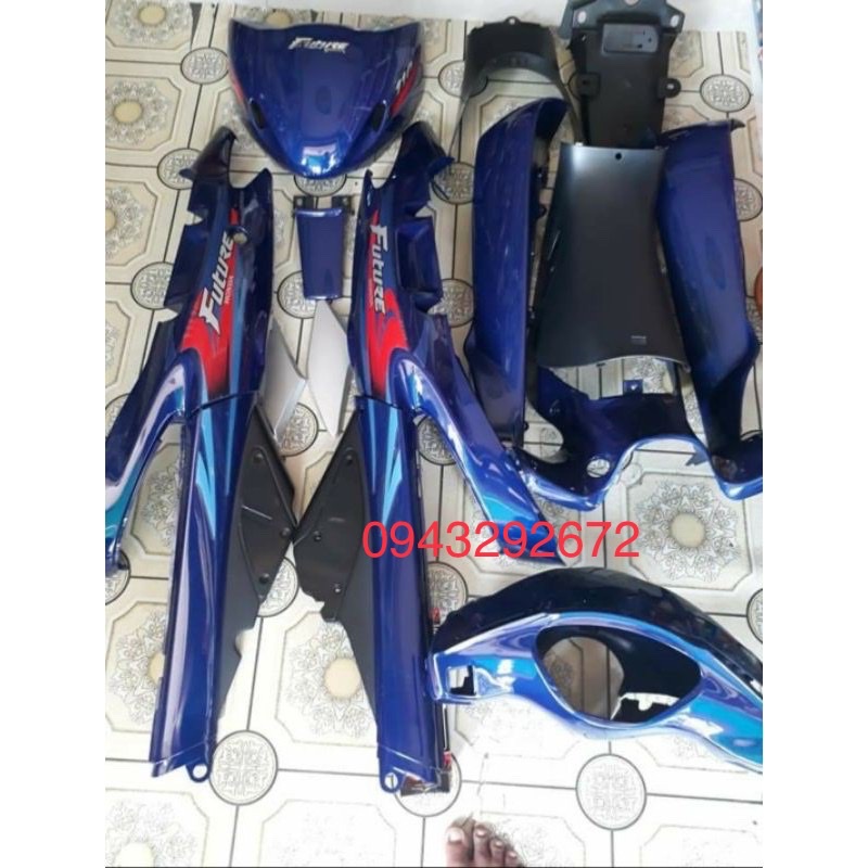Bộ Nhựa, Dàn áo Xe Future 1 Màu Tím Zin Honda