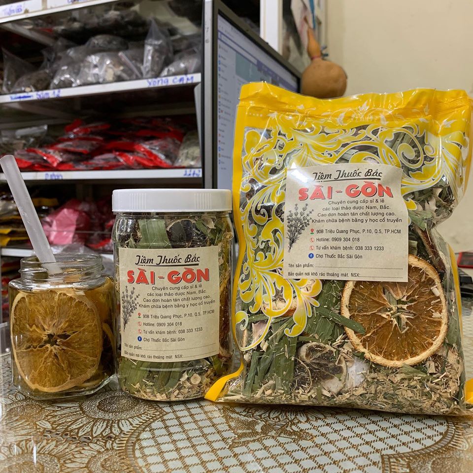 Trà Chanh Sả Lá Dứa Gói 50g