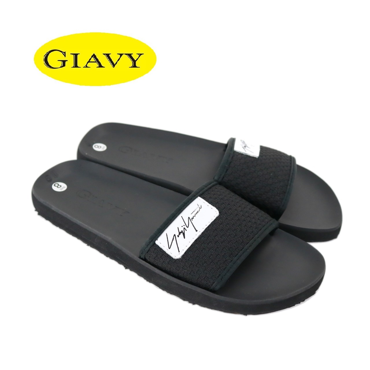 DÉP GIAVY QUAI NGANG NỮ- K484 ĐEN