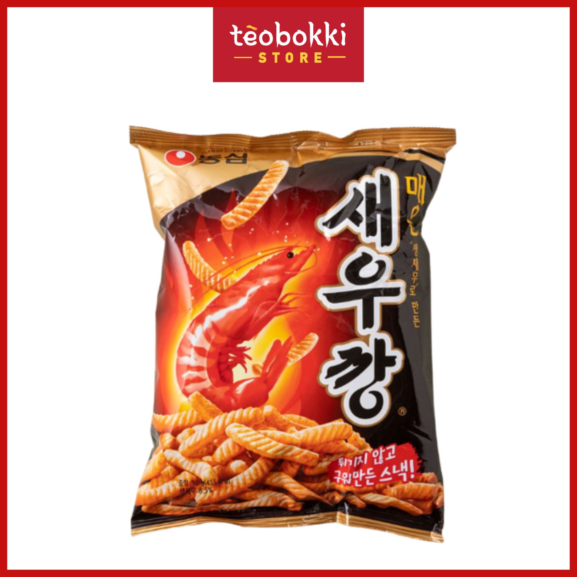 Snack tôm cay Nongshim 75g, 90g