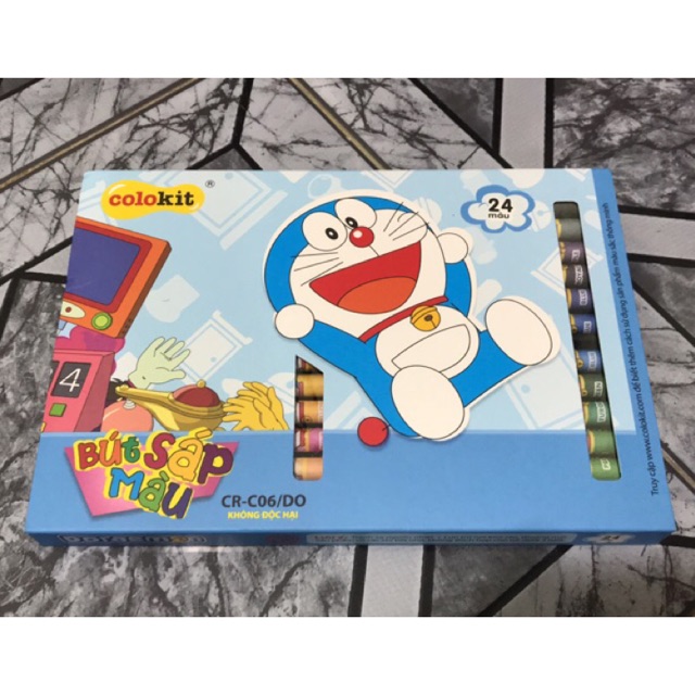 Sáp 24 Màu Doremon