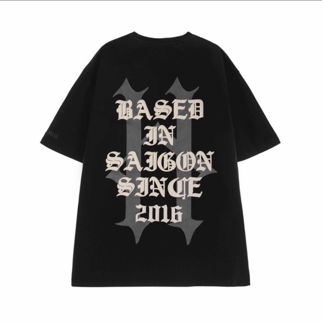 Áo thun tay lỡ HADES ALTERNATIVE TEE, áo thun chữ H tay ngắn nam nữ hades chất cotton