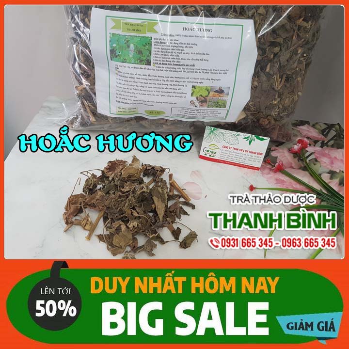 Hoắc hương 100g - hàng công ty 100% tự nhiên