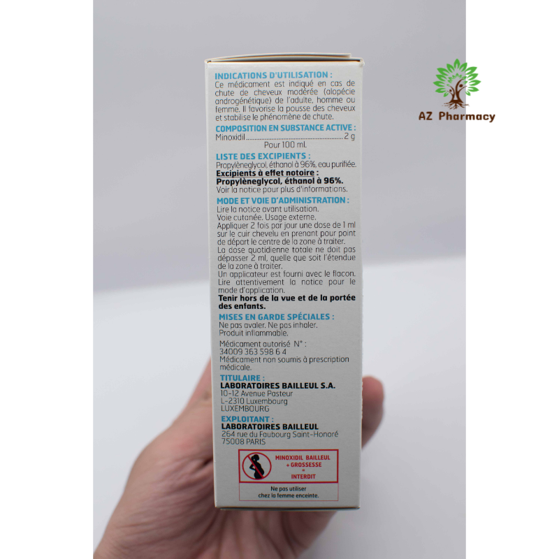 Xịt mọc tóc Minoxidil 2% và 5% Bailleu