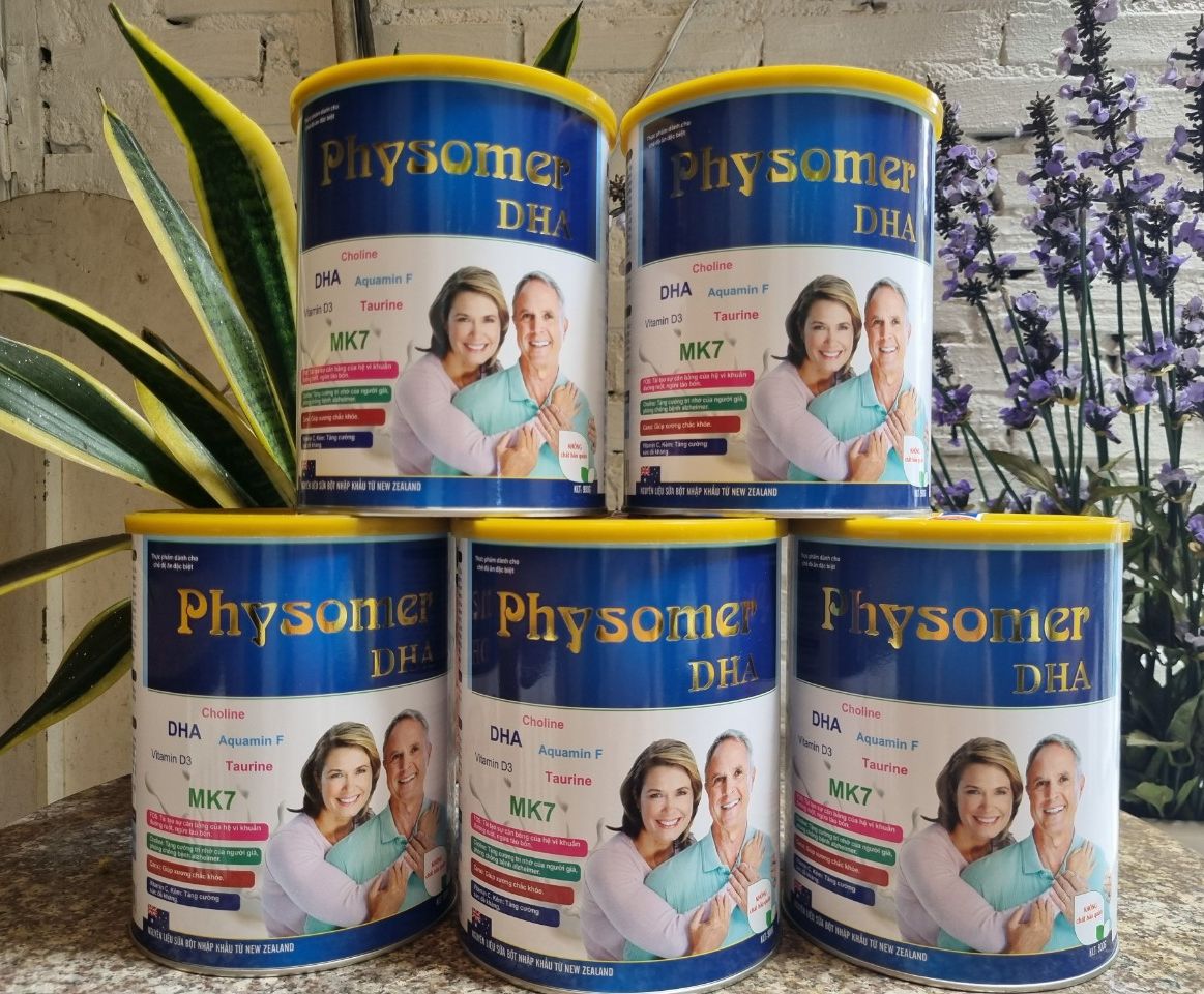 [combo 5hộp x 900gr/hộp] sữa bột Physomer DHA, HSD 2027