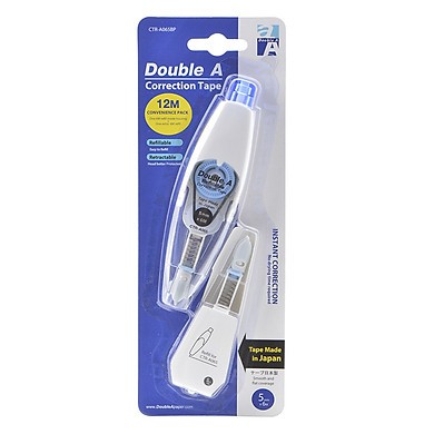 Xóa Kéo Double A CTR-A065 Kèm Ruột - Trắng