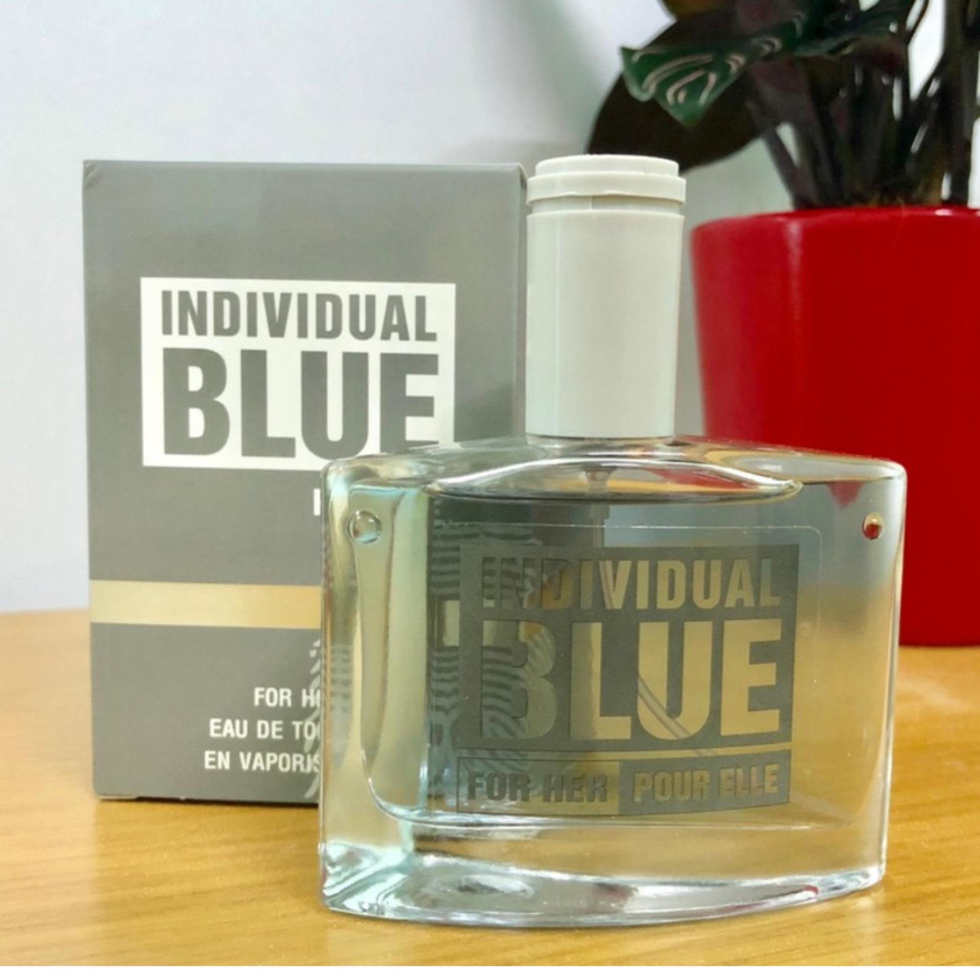 Nước Hoa Cho Nữ INDIVIDUAL BLUE Pour Elle 50ml (Bạc)