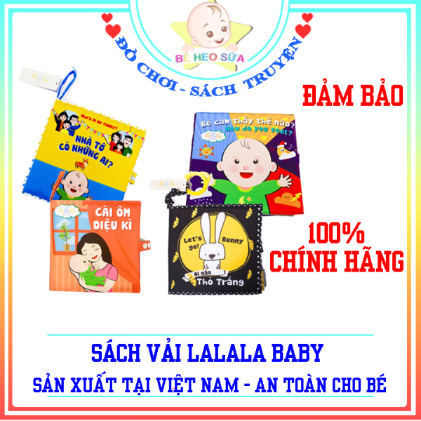 Sách vải cho bé - Sách vải tương tác - sách vải an toàn sản xuất tại Việt Nam