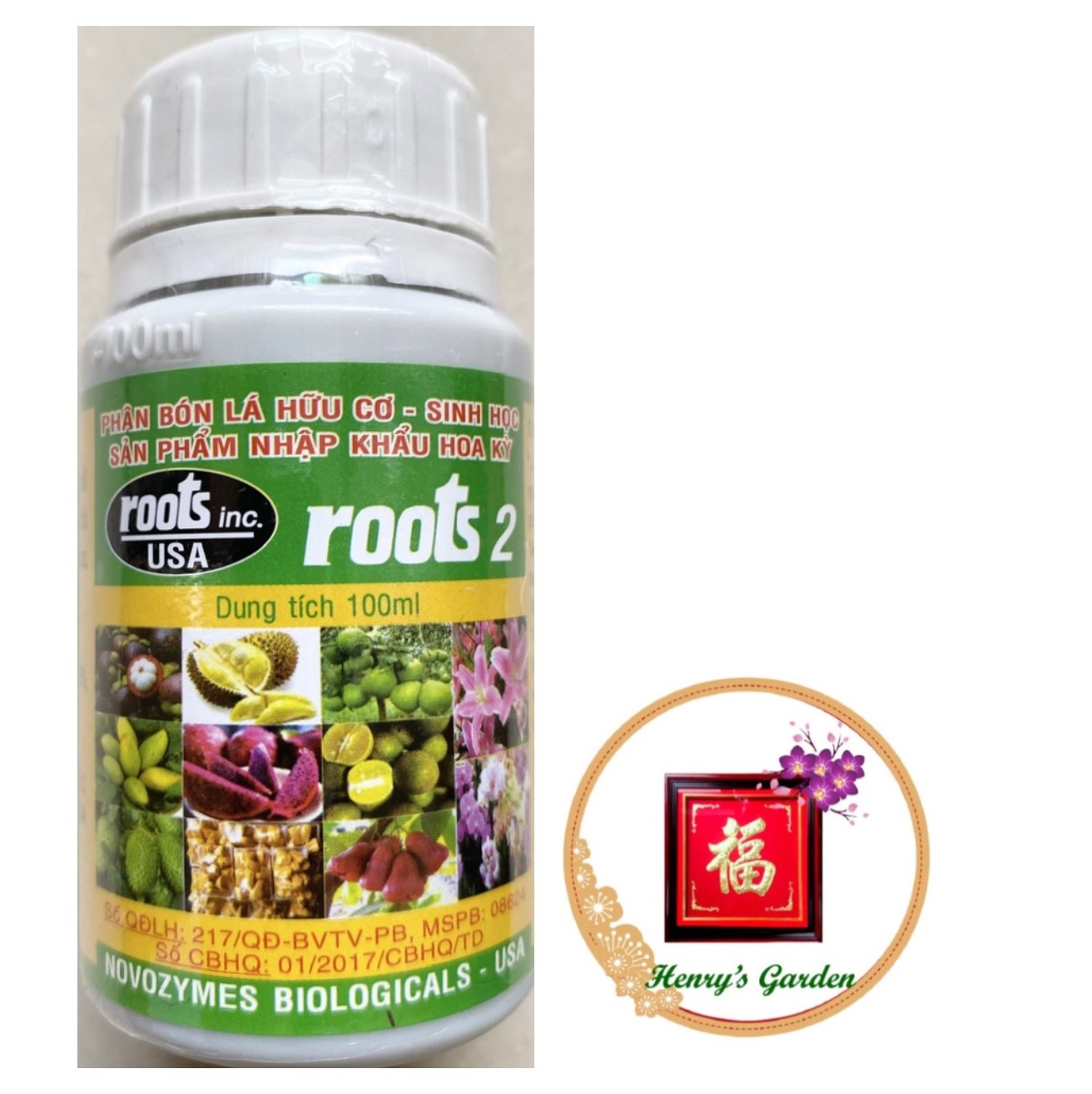 Roots 2 phân bón lá hữu cơ & sinh học - #503a# 100ml
