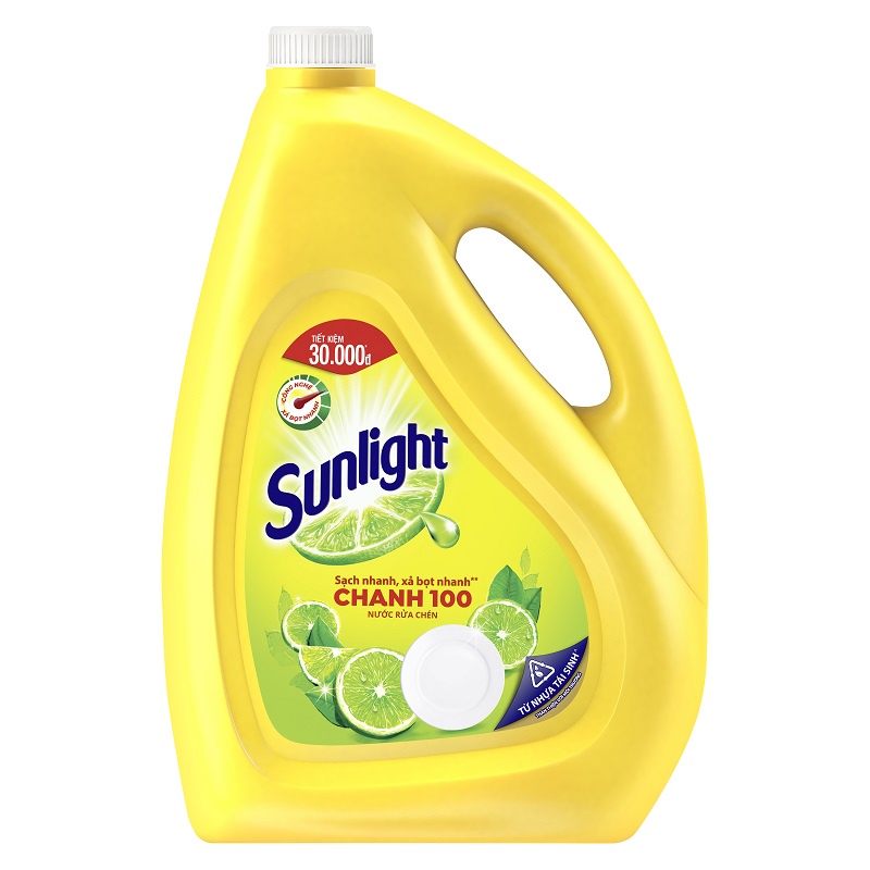 Nước rửa chén Sunlight can 3.6kg