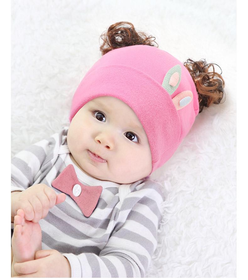 Mũ tóc giả tai thỏ nhỏ cho bé cute(1-36 tháng)