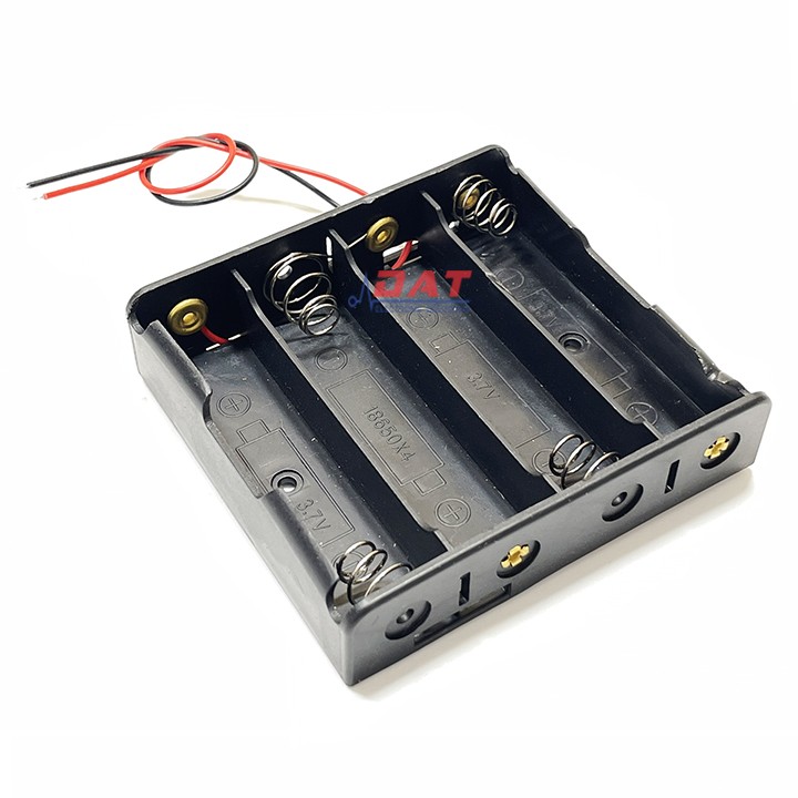 Đế 4 Cell Pin 18650 Có Dây